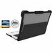 MAXCases Extreme Shell-S Notebook Case - For HP Notebook - Textured - Black, Clear - Drop Resistant, Scratch Resistant, Impact Resistant, Damage Resistant, Anti-slip - Thermoplastic, Polyurethane, Polycarbonate - 11.6" Maximum Screen Size Supported - Rugg