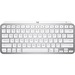 Logitech MX Keys Mini for MAC Minimalist Wireless Illuminated Keyboard - Wireless Connectivity - Bluetooth - 32.81 ft Dictation, Emoji, Microphone Mute Hot Key(s) - PC, Mac - MX Keyswitch - Pale Gray