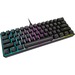 Corsair K65 RGB MINI 60% Mechanical Gaming Keyboard - CHERRY MX SPEED - Cable Connectivity - USB Type A Interface - RGB LED - 61 Key - English (US) - Mechanical Keyswitch - Black