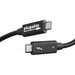 Plugable Thunderbolt 4 Cable [Thunderbolt Certified] - 1M/3.2ft, 100W Charging, Single 8K or Dual 4K Displays, 40Gbps Data Transfer
