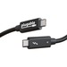 Plugable Thunderbolt 4 Cable [Thunderbolt Certified] - 2M/6.4ft, 100W Charging, Single 8K or Dual 4K Displays, 40Gbps Data Transfer