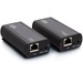 C2G 1-Port USB-C Extender Transmitter to Receiver Kit - 5Gbps Plenum Rated - 1 x Network (RJ-45) - 1 x USB - 32.80 ft Extended Range - Black