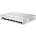 Cisco Business CBS350-8T-E-2G Ethernet Switch - 10 Ports - Manageable - Gigabit Ethernet - 10/100/1000Base-T, 1000Base-X - 3 Layer Supported - Modular - 2 SFP Slots - 12.56 W Power Consumption - Optical Fiber, Twisted Pair - Rack-mountable - Lifetime Limi
