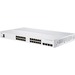 Cisco Business CBS350-24T-4X Ethernet Switch - 24 Ports - Manageable - Gigabit Ethernet, 10 Gigabit Ethernet - 10/100/1000Base-T, 10GBase-X - 3 Layer Supported - Modular - 27.54 W Power Consumption - Optical Fiber, Twisted Pair - Rack-mountable - Lifetime