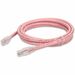 AddOn 6ft Pink CAT 6A PVC Ethernet Cable Snagless Bubble Boot RJ-45 M/M - 6 ft Category 6a Network Cable for Network Device - First End: 1 x RJ-45 Network - Male - Second End: 1 x RJ-45 Network - Male - 10 Gbit/s - Patch Cable - CM - 24 AWG - Pink - 1