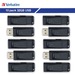 32GB Store 'n' Go® USB Flash Drive - 32 GB - USB - Black - Lifetime Warranty - 10 Pack