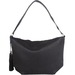 Francine Collection Venice Carrying Case (Tote) for 15" to 16" Notebook - Metallic Black - Ribbed Fabric Body - Shoulder Strap - 14" Height x 6" Width x 23" Depth