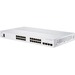 Cisco Business 350 CBS350-24T-4G Ethernet Switch - 24 Ports - Manageable - Gigabit Ethernet - 1000Base-T, 1000Base-X - 3 Layer Supported - Modular - 4 SFP Slots - 25.91 W Power Consumption - Optical Fiber, Twisted Pair - Rack-mountable - Lifetime Limited 