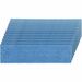 Rubbermaid Commercial Adaptable Flat Mop Microfiber Pad - 19.5" Length x 5.5" Depth - MicroFiber - Blue
