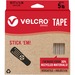 VELCRO® Eco Collection Adhesive Backed Tape - 10 ft Length x 0.88" Width - 1 / Each - White