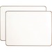 Pacon Magnetic Whiteboard - 12" (1 ft) Width x 9" (0.8 ft) Height - White Melamine Surface - 2 Each