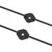 Panduit Net-Access Mounting Rod for Server Cabinet - Black - 1