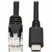 Eaton Tripp Lite Series USB-C to RJ45 Serial Rollover Cable (M/M) - Cisco Compatible, 250 Kbps, 6 ft. (1.8 m) - 6 ft Serial/USB Data Transfer Cable for Modem, Router, Network Firewall, Switch, Computer, Notebook, Network Appliance - First End: 1 x USB Typ