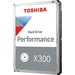 Toshiba-IMSourcing X300 6 TB Hard Drive - 3.5" Internal - SATA (SATA/600) - Conventional Magnetic Recording (CMR) Method - Desktop PC, Workstation, All-in-One PC Device Supported - 7200rpm - Retail