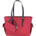 Francine Collection Slim Liberator Carrying Case (Tote) for 14" to 14.1" Notebook - Red - Water Resistant - MicroFiber Body - Shoulder Strap - 11" Height x 16" Width x 5.5" Depth - Female