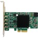 HighPoint RocketU 1344D USB Adapter - PCI Express 3.0 x4 - Plug-in Card - 4 USB Port(s) - PC, Mac, Linux