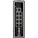Tripp Lite 8-Port Managed Industrial Gigabit Ethernet Switch - Layer 2, 1 Gbps, PoE+ 30W, 4 GbE SFP Ports, -40° to 75°C, DIN Mount - 8 Ports - Manageable - Gigabit Ethernet - 10/100/1000Base-T, 100Base-FX, 1000Base-X, 1000Base-SX/LX - TAA Complian