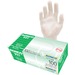 RONCO VE1 Vinyl Examination Glove (3 mil) - 3 mil (0.08 mm) Thickness x 9.45" (240 mm) Glove Length - Allergy Protection - Large Size - For Right/Left Hand - Smooth - Clear - Lightweight, Comfortable, Latex-free, Flexible, Non-sterile - For Healthcare Wor