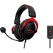 HyperX Cloud II - Gaming Headset (Black-Red) - Stereo - Mini-phone (3.5mm), USB 2.0 - Wired - 60 Ohm - 10 Hz - 23 kHz - Over-the-ear - Binaural - Circumaural - 3.28 ft Cable - Condenser, Electret, Noise Cancelling Microphone - Black/Red