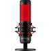 HyperX QuadCast Electret Condenser Microphone - Black, Red - Stereo -36 dB - Bi-directional, Cardioid, Omni-directional - Shock Mount