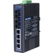 Advantech 4+2 100FX Port Single Mode Unmanaged Industrial Ethernet Switch - 6 Ports - 2 Layer Supported - Twisted Pair, Optical Fiber - Wall Mountable, DIN Rail Mountable