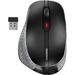 CHERRY MW 8C ERGO Rechargeable Black Wireless Mouse - Bluetooth or wireless 2.4 GHz - AES 128 bit Encryption - Adjustable DPI - Rechargeable Lithium battery - 6 Buttons