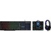 Naxa 4-in-One Professional Gaming Combo - PVC - Black, Blue