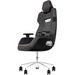 Thermaltake ARGENT E700 Gaming Chair - For Gaming - Leather, Aluminum, Foam, Aluminum Alloy, Metal, Polyurethane - Black, Storm Black