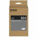 Epson 924 Original Standard Yield Inkjet Ink Cartridge - Black Pack - Inkjet - Standard Yield