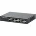Intellinet 24-Port Gigabit Ethernet Switch - 24 Ports - 2 Layer Supported - 16 W Power Consumption - Twisted Pair - 1U High - Desktop, Rack-mountable