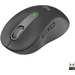 Logitech Signature M650 Mouse - Optical - Wireless - Bluetooth/Radio Frequency - Graphite - USB - 2000 dpi - Scroll Wheel - 5 Button(s) - 5 Programmable Button(s) - Medium Hand/Palm Size