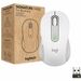 Logitech Signature M650 for Business (Off-White) - Brown Box - Wireless - Bluetooth/Radio Frequency - Off White - USB - 4000 dpi - Scroll Wheel - Medium Hand/Palm Size - Right-handed Only