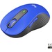Logitech Signature M650 L Mouse - Optical - Wireless - Bluetooth/Radio Frequency - Blue - USB - 2000 dpi - Scroll Wheel - 5 Button(s) - 5 Programmable Button(s) - Large Hand/Palm Size