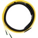 Panduit HD Flex™ Fiber Optic Trunk Cable Assembly - 15 ft Fiber Optic Network Cable for Network Device - First End: 1 x PanMPO Network - Female - Second End: 1 x PanMPO Network - Female - Trunk Cable - Plenum - Yellow - 1