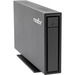 Rocstor D91 Drive Enclosure - USB 3.1 (Gen 2) Type C Host Interface External - Black - TAA Compliant - Hot Swappable Bays - 1 x HDD Supported - 1 x SSD Supported - 1 x Total Bay - 1 x 2.5"/3.5" Bay