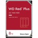 WD-IMSourcing Red Plus WD80EFBX 8 TB Hard Drive - 3.5" Internal - SATA (SATA/600) - Conventional Magnetic Recording (CMR) Method - Storage System Device Supported - 7200rpm - 180 TB TBW