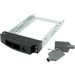 QNAP TRAY-25-BLK02 Drive Bay Adapter Internal - Black - 1 x SSD Supported - 1 x Total Bay - 1 x 2.5" Bay - Metal
