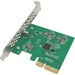 HighPoint RocketU 1411C PCIe 3.0 x4 USB 3.2 20Gb/s Host Controller - PCI Express 3.0 x4 - Plug-in Card - 1 USB Port(s) - UASP Support - PC, Mac, Linux