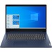 Lenovo-IMSourcing IdeaPad 3 17IIL05 81WF000SUS 17.3" Notebook - Full HD - 1920 x 1080 - Intel Core i7 10th Gen i7-1065G7 Quad-core (4 Core) 1.30 GHz - 8 GB Total RAM - 256 GB SSD - Abyss Blue - Intel Chip - Windows 10 Home - Intel UHD Graphics - In-plane 