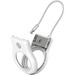 Belkin Secure Holder with Wire Cable for AirTag - Plastic - White