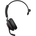 Jabra Evolve2 65 Headset - Mono - USB Type A - Wireless - Bluetooth - Over-the-head - Monaural - Supra-aural - Noise Canceling - Black