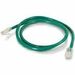 Quiktron Q-Series Patch Cords, CAT6, Non-Booted, Green, 25 FT - 25 ft Category 6 Network Cable for Network Device - First End: 1 x RJ-45 Network - Male - Second End: 1 x RJ-45 Network - Male - Patch Cable - Gold Plated Connector - 24 AWG - Green