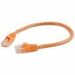 Quiktron Q-Series Patch Cords, CAT6, Non-Booted, Orange, 5 FT - 5 ft Category 6 Network Cable for Network Device - First End: 1 x RJ-45 Network - Male - Second End: 1 x RJ-45 Network - Male - Patch Cable - Gold Plated Connector - CM - 24 AWG - Orange