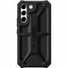 Urban Armor Gear Monarch Series Galaxy S22 5G Case - For Samsung Galaxy S22 Smartphone - Black - Shock Resistant, Impact Resistant, Drop Resistant, Anti-slip, Scratch Resistant - Top Grain Leather, Polycarbonate, Alloy Metal, Rubber - Rugged