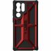 Urban Armor Gear Monarch Series Galaxy S22 Ultra 5G Case - For Samsung Galaxy S22 Ultra Smartphone - Crimson - Drop Resistant, Shock Resistant, Impact Resistant - Polycarbonate, Alloy Metal, Rubber, Top Grain Leather - Rugged