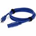 AddOn 8ft NEMA 5-15P Male to C15 Female 14AWG 100-250V at 15A Blue Power Cable - This is a 8ft NEMA 5-15P to IEC C15 14AWG 15A 100-250V red power cable. Our power adapters and power cables are 100% tested and compatible with their intended system.