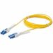 AddOn Fiber Optic Duplex Patch Network Cable - 9.84 ft Fiber Optic Network Cable for Network Device - First End: 2 x LC Network - Male - Second End: 2 x LC Network - Male - 100 Gbit/s - Patch Cable - OFNR, Riser - 9/125 µm - Yellow - 1.0