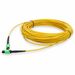 AddOn Fiber Optic Patch Network Cable - 49.21 ft Fiber Optic Network Cable for Network Device - First End: 1 x MPO Network - Female - Second End: 1 x MPO Network - Female - Patch Cable - LSZH - 9/125 µm - Yellow - 1.0