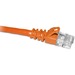 ENET CAT6 550MHz Shielded Patch Cable w/Boots - Orange 2FT - Lifetime Warranty