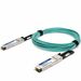 AddOn Fiber Optic Network Cable - 6.56 ft Fiber Optic Network Cable for Network Device, Transceiver - First End: 1 x QSFP+ Network - Second End: 1 x QSFP+ Network - 40 Gbit/s - Aqua - 1 - TAA Compliant